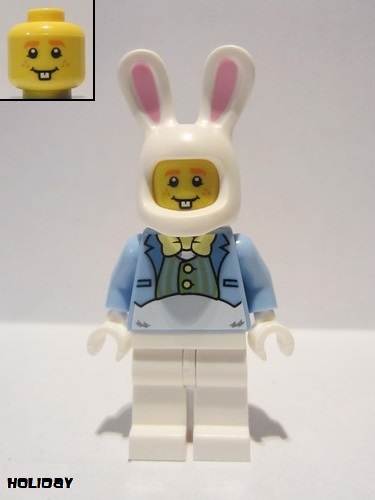 lego 2018 mini figurine hol116 Easter Bunny Guy  