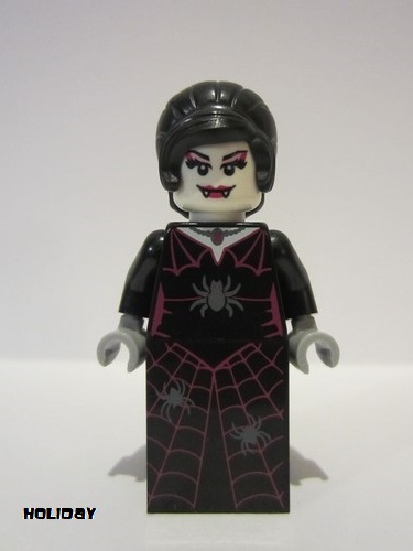 lego 2018 mini figurine hol171 Spider Lady Magenta Web Dress 