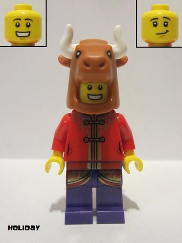 lego 2021 mini figurine hol224 Year of the Ox Guy  