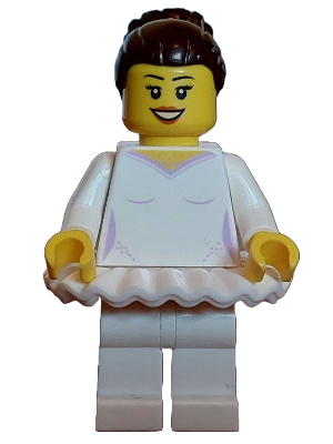 lego 2024 mini figurine hol369 Ballerina White Top 