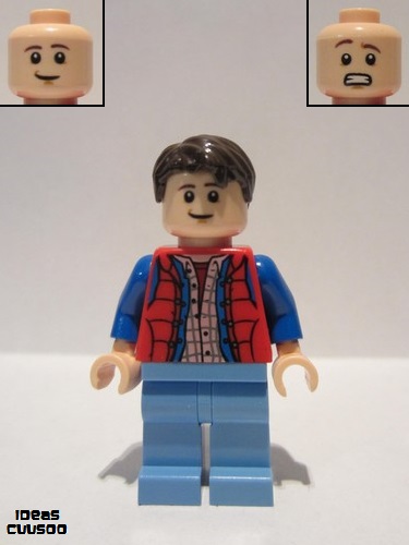 lego 2013 mini figurine idea001 Marty McFly  