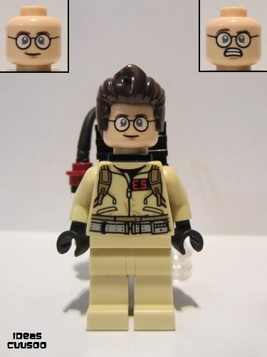 lego 2014 mini figurine gb001 Dr. Egon Spengler With Proton Pack (idea003) 