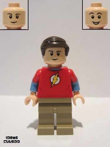 lego 2015 mini figurine idea013 Sheldon Cooper  