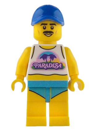 lego 2025 mini figurine idea235 Paradisa Beach Bro