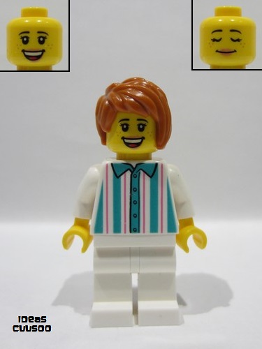 lego 2025 mini figurine idea241 Gelato Shop Owner