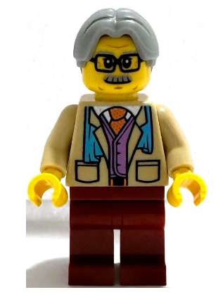 lego 2025 mini figurine idea242 Tourist