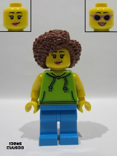 lego 2025 mini figurine idea248 Scooter Driver
