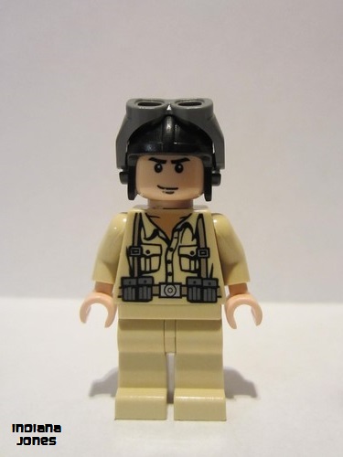 lego 2008 mini figurine iaj003 German Soldier 1  