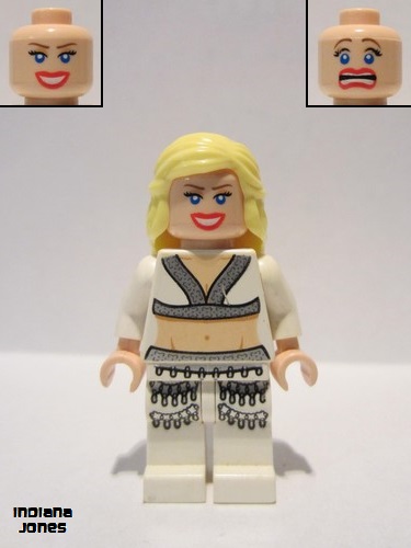 lego 2009 mini figurine iaj032 Willie Scott Sacrificial Outfit 