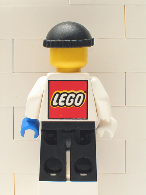 lego 2002 mini figurine ixs009 Xtreme Stunts Brickster With LEGO Logo on Back 
