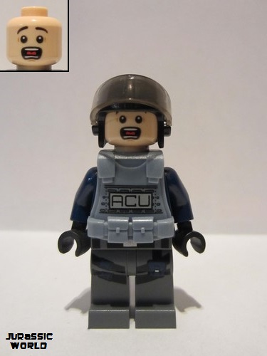 lego 2015 mini figurine jw004 ACU Trooper Vest, Male Scared 
