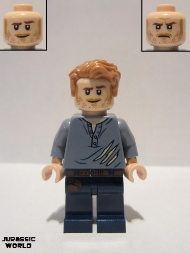 lego 2018 mini figurine jw020 Owen Grady  