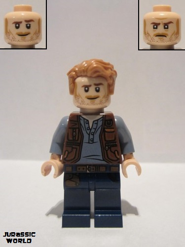 lego 2018 mini figurine jw023 Owen Grady  