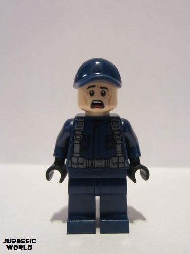 lego 2018 mini figurine jw040 Guard Ball Cap, Scared Face 