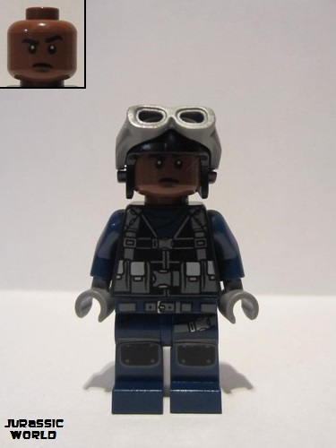 lego 2018 mini figurine jw043 Guard Aviator Cap, Goggles 