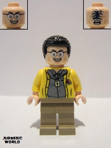 75936 jw059 Dennis Nedry Minifigs LEGO® Jurassic World 