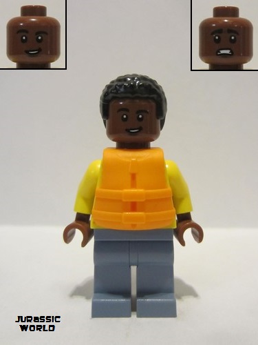 lego 2021 mini figurine jw073 Darius Life Jacket 