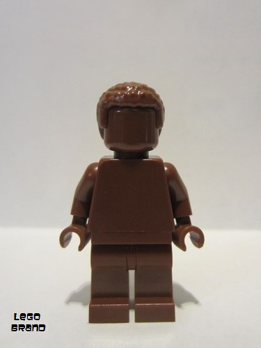 lego 2021 mini figurine tls101 Reddish Brown Monochrome With Short Coiled Hair 