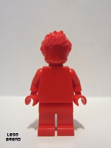 lego 2021 mini figurine tls102 Red Monochrome With Spiky Hair 