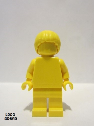 lego 2021 mini figurine tls104 Yellow Monochrome With Mop Top 
