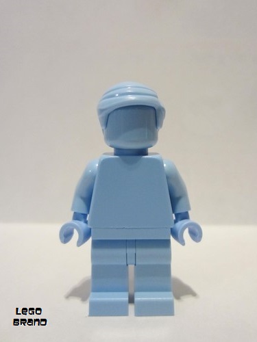 lego 2021 mini figurine tls108 Bright Light Blue Monochrome