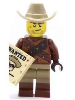 lego 2022 mini figurine bam0065 Cowboy