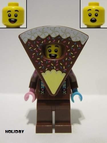 lego 2022 mini figurine hol296 Chocolate Cake Suit Guy  