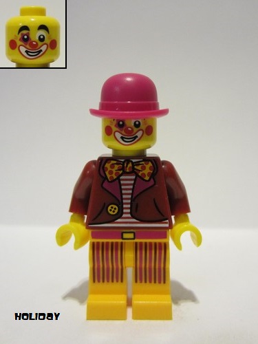 lego 2022 mini figurine hol297 Birthday Clown  