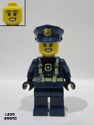 lego 2023 mini figurine bam0090 Policer Officer