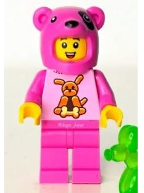 lego 2025 mini figurine bam0157 Puppy Suit Girl