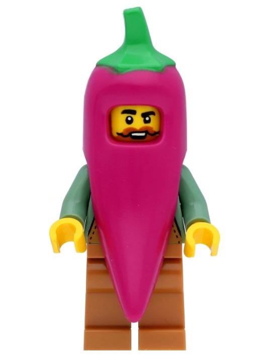 lego 2025 mini figurine bam0161 Chilli Guy Costume