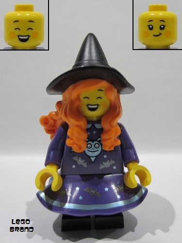 lego 2025 mini figurine hol397 Witch Girl With Purple Skirt 