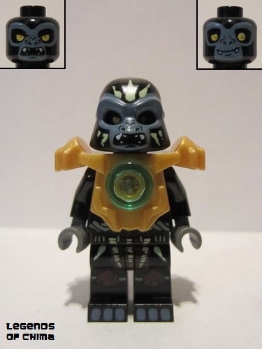 lego 2014 mini figurine loc050 Gorzan Pearl Gold Heavy Armor 