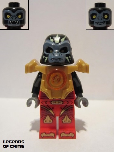 lego 2014 mini figurine loc091 Gorzan Fire Chi 