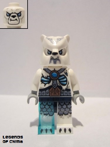 lego 2015 mini figurine loc120 Ice Bear Warrior 2  