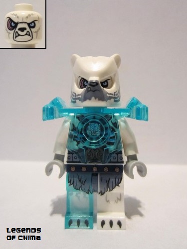 lego 2015 mini figurine loc147 Iceklaw Heavy Armor 