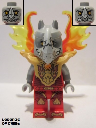 lego 2015 mini figurine loc151 Rogon Armor Breastplate, Flame Wings 