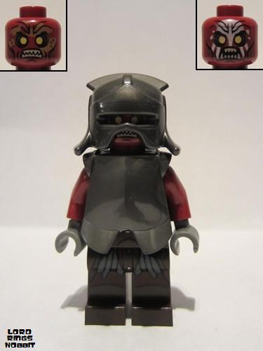 lego 2012 mini figurine lor008 Uruk-hai Helmet and Armor 
