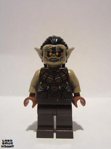 lego 2012 mini figurine lor023 Mordor Orc Dark tan 