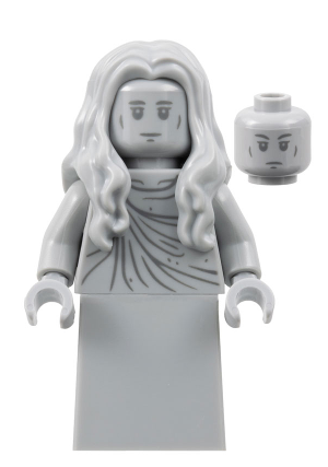 lego 2023 mini figurine lor130 Elf Statue Wavy Hair, Skirt 