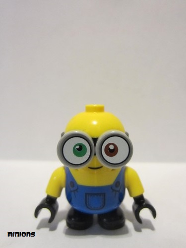 lego 2021 mini figurine mnn013 Minion Bob Blue Overalls, no Eyelids 