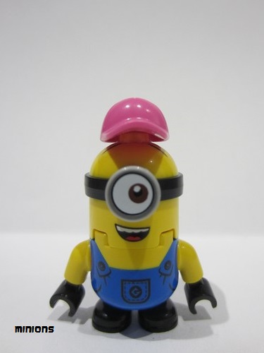 lego 2024 mini figurine mnn024 Minion Mel Dark Pink Cap 