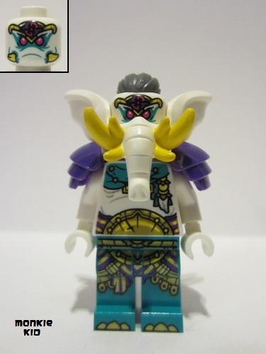 lego 2023 mini figurine mk108 Yellow Tusk Elephant  