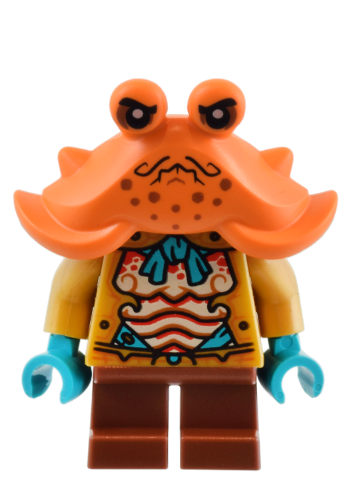 lego 2023 mini figurine mk124 Crab General  