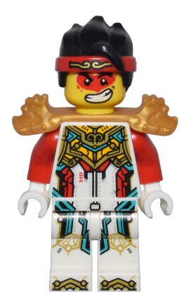 lego 2024 mini figurine mk151 Monkie Kid Mech Armor, Dragon Head Shoulder Pads 