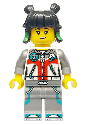 lego 2024 mini figurine mk161 Mei White Jacket, Flat Silver Legs 