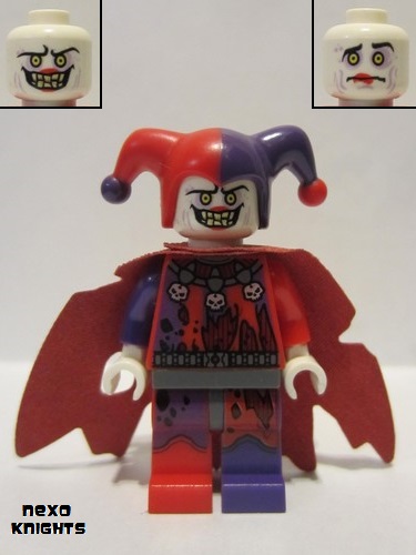 lego 2016 mini figurine nex013 Jestro Red and Dark Purple 