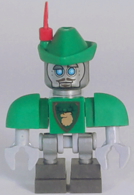 lego 2017 mini figurine nex107 Robot Hoodlum