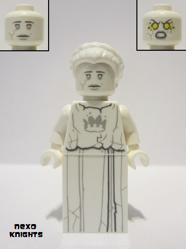 lego 2017 mini figurine nex121 Statue White Stone 