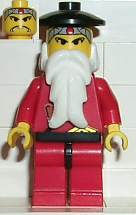 lego 1999 mini figurine cas051 Ninja - Master  